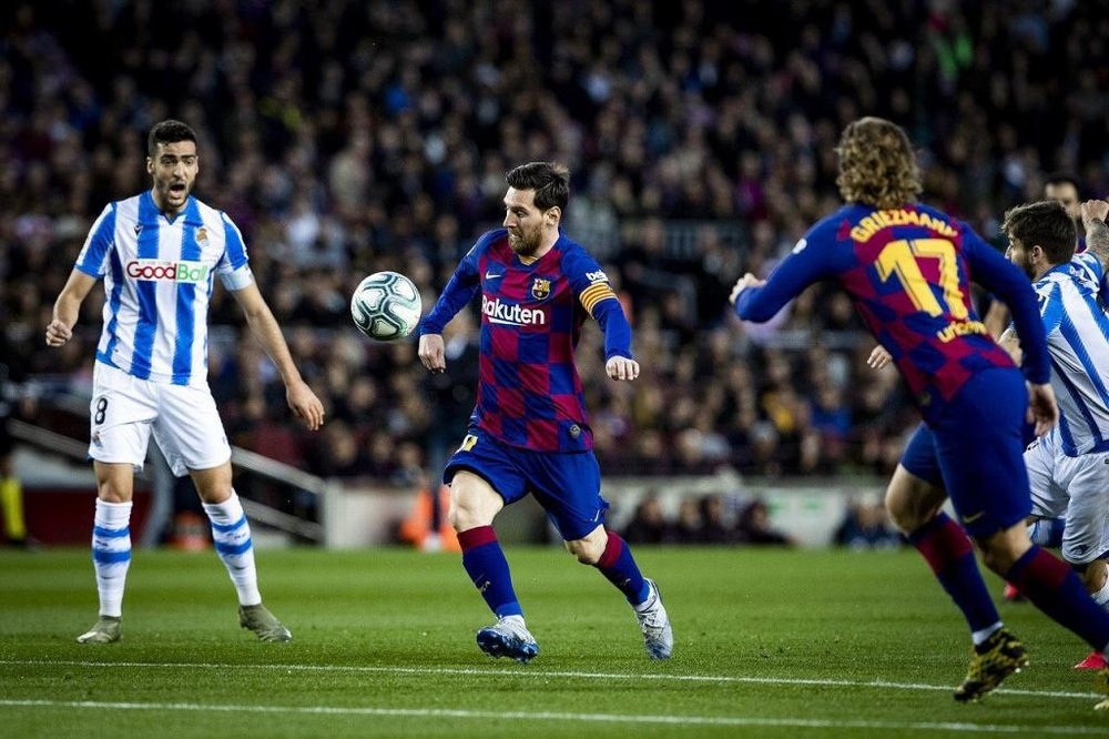 Messi regala la vittoria ai blaugrana. FCBarcelona