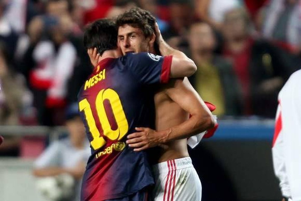 Aimar elogia Messi. LosAndes