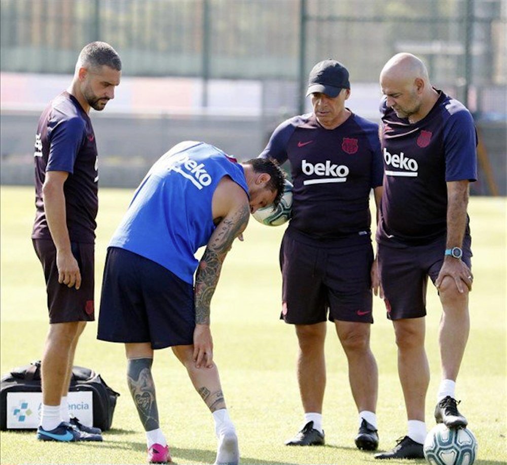 Valverde deslizó la ausencia de Messi en San Mamés. FCBarcelona