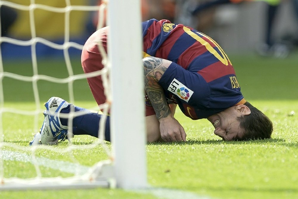 Dez anos depois, Messi perde a estreia na Liga. AFP