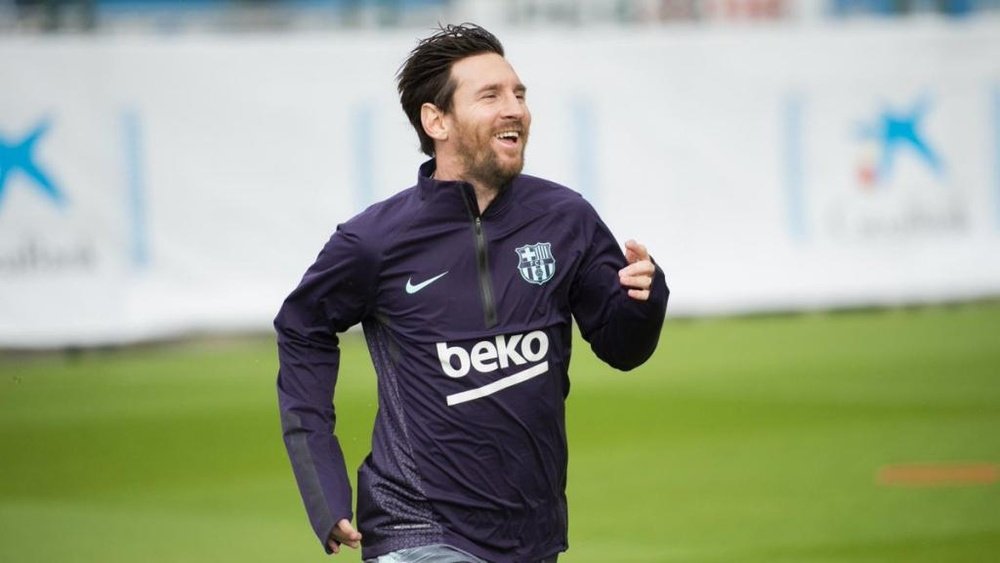 Messi est de retour sur les terrains. FCBarcelone