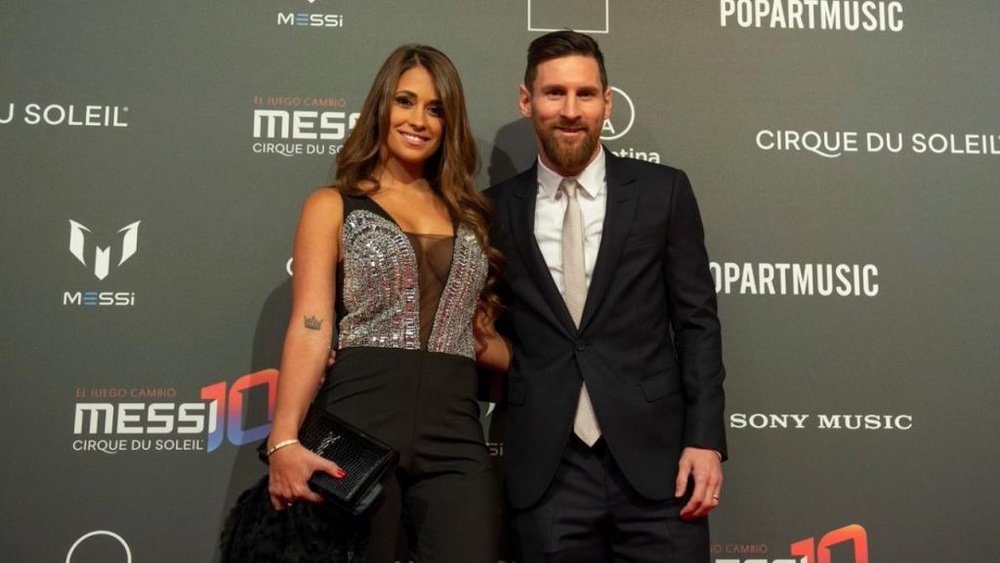 Antonella dejó a Messi sin palabras. FCBarcelona