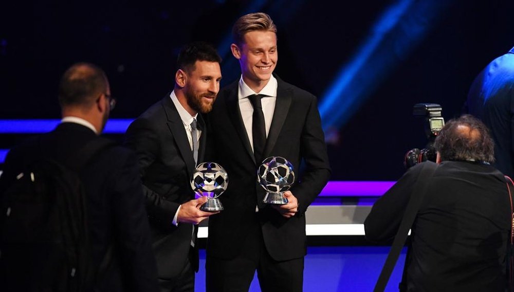 Messi, De Jong y Ter Stegen acudirán a la gala del 'The Best'. EFE