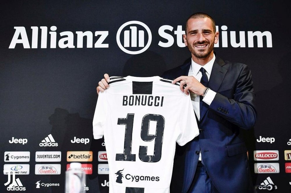 Bonucci habló sobre su relación con Allegri. Twitter/JuventusFC