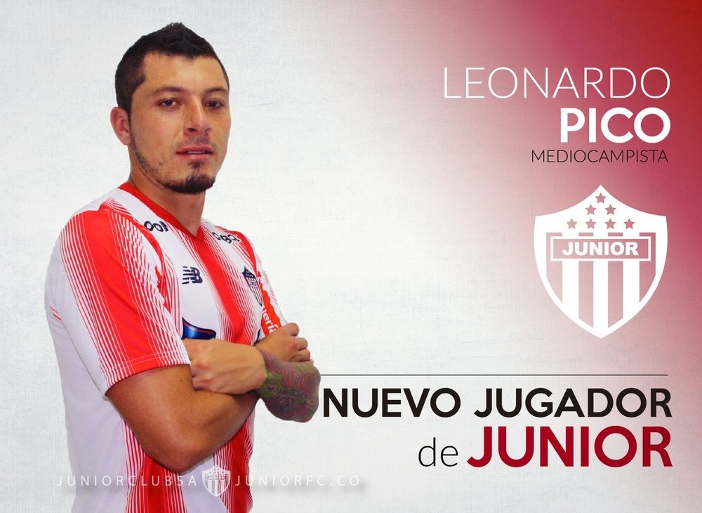 Leonardo Pico llega procedente de Santa Fe. JuniorClubSA