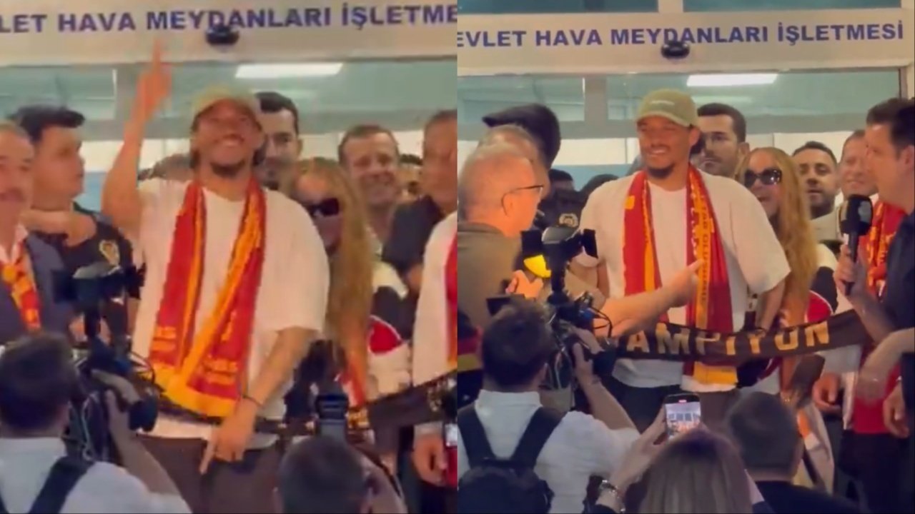 Sané llega a Turquía para firmar por el Galatasaray. Captura/ultrAslan