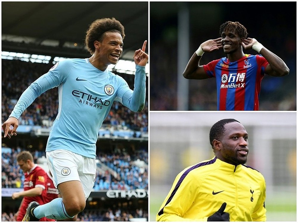 Leroy Sane, Wilfried Zaha and Moussa Sissoko. BeSoccer