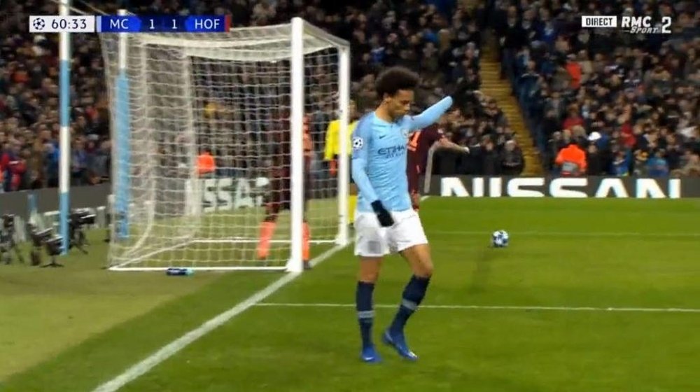 Sane struck twice to turn the game around. Screenshot/RMCSport