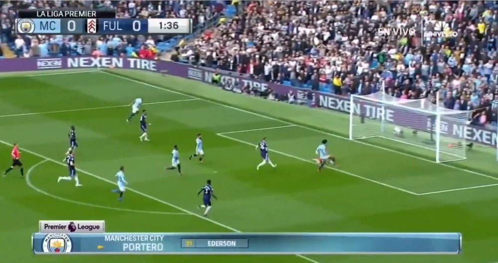 Sane turned home with barely any time on the clock. Screenshot