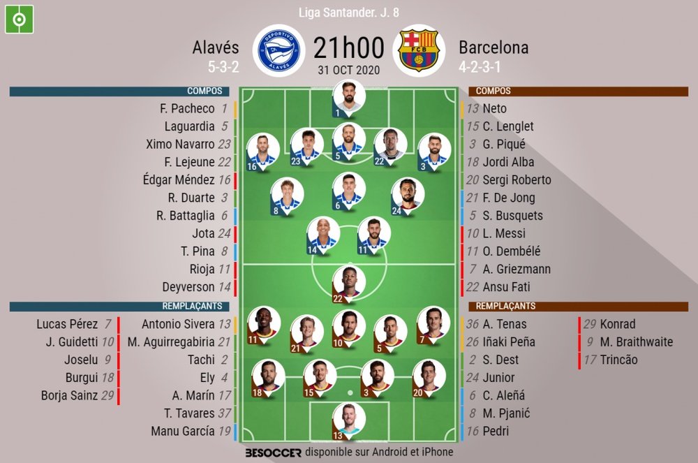 EN DIRECT : Le match Alavés - FC Barcelone. besoccer