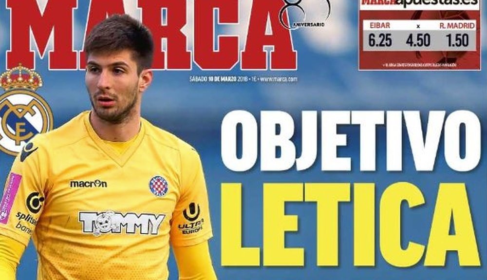 Real Madrid have now set their sights on Letica. MARCA