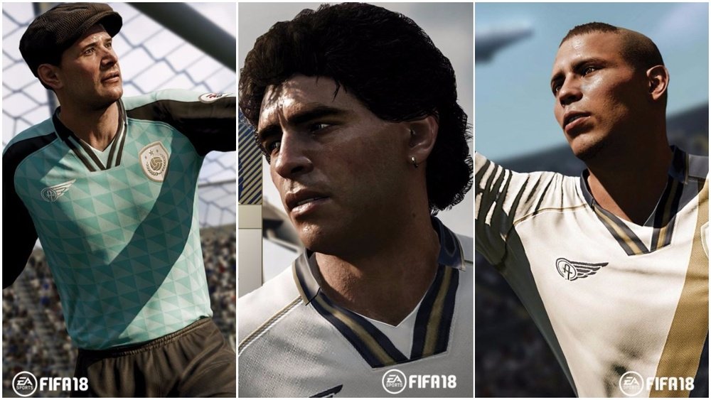 Jugadores de leyenda, al alcance de todos. EASports