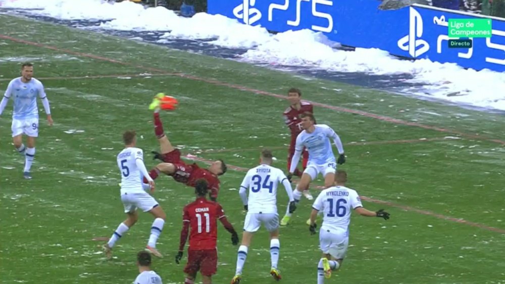 C'est déjà son neuvième but de la saison en LdC. Capture/MovistarLigadeCampeones