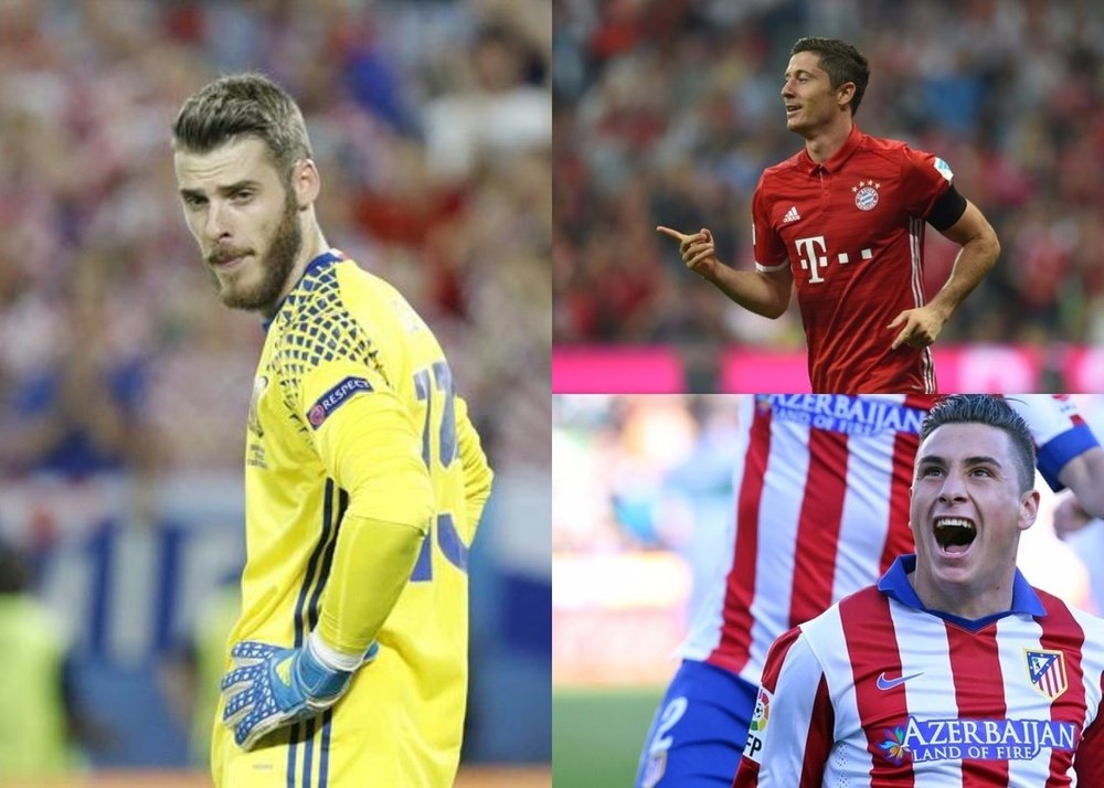 Lewandowski, De Gea y Giménez han sido relacionados con el Real Madrid. BeSoccer