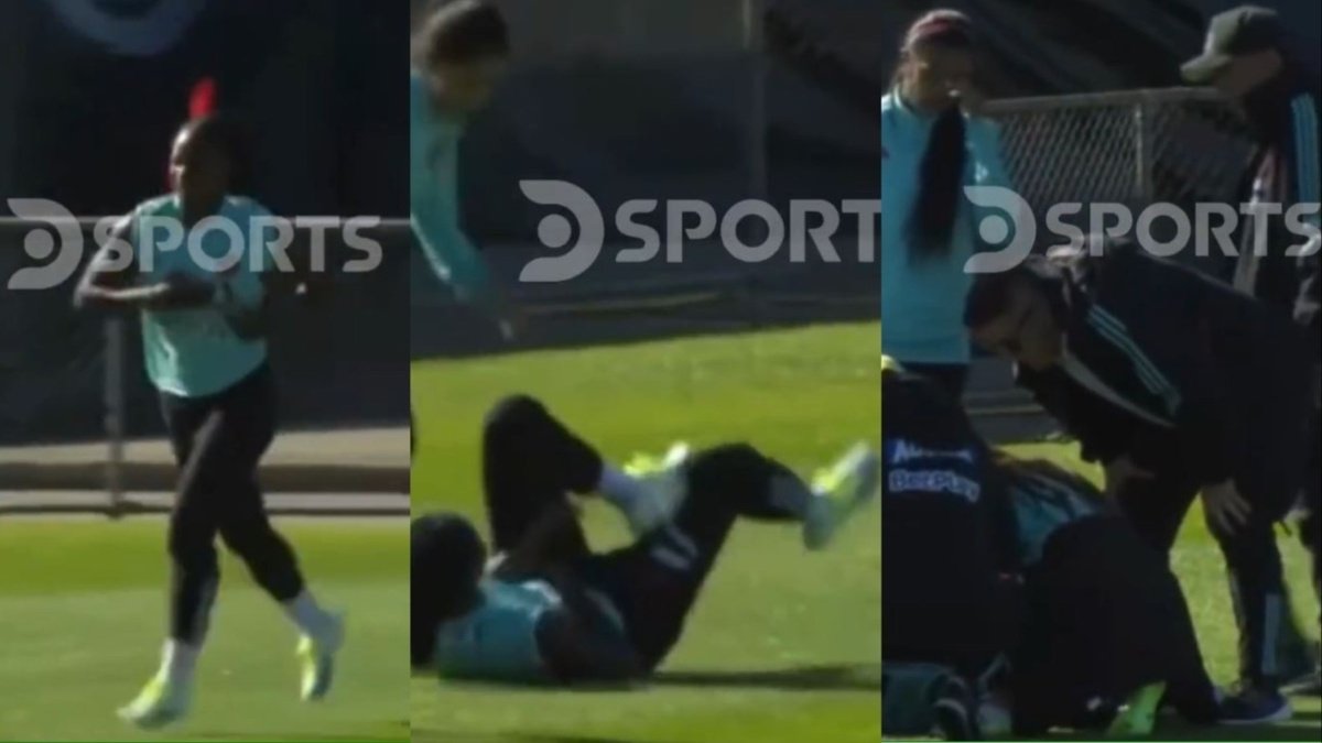 Sao mai đang lên ở World Cup đột quỵ ngay trên sân tập 2 Linda Caicedo se desplomó y asustó a toda Colombia