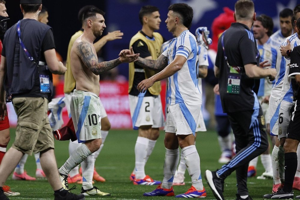 Messi criticised his side's lack of accuracy in front of goal. EFE