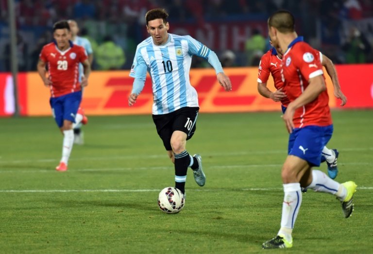 Lionel Messi, in action with Argentina in the 2015 Copa America, has been excused from Barcelona US tour so he can rest