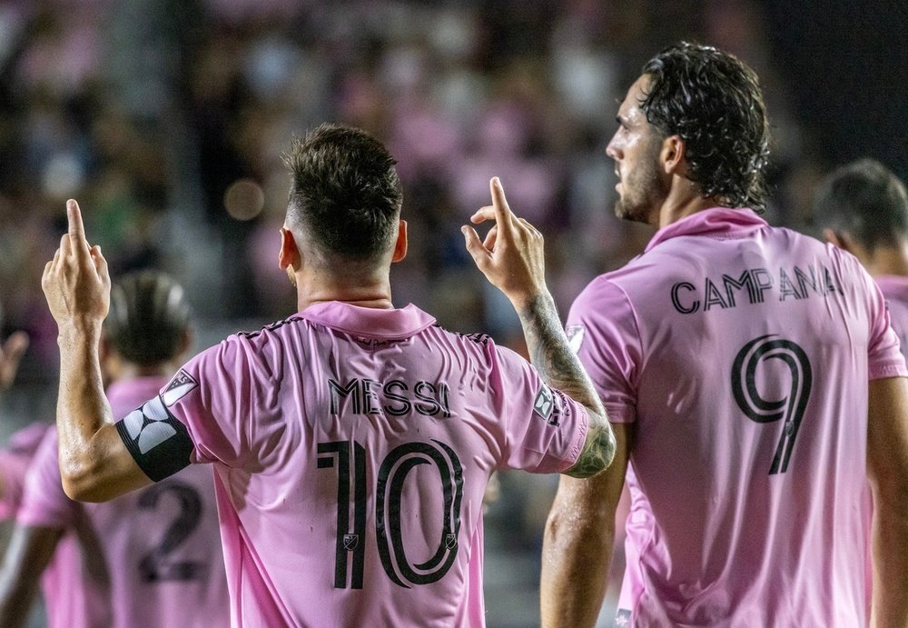 Inter Miami won 6-2 over New England on Saturday. EFE