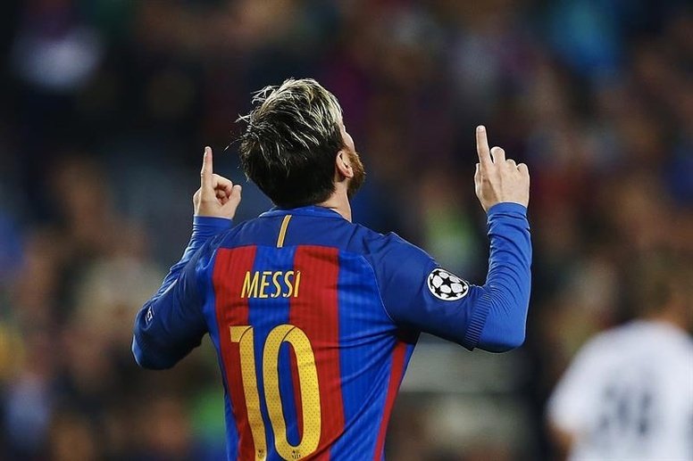 Messi tem 25 gols na liga. EFE