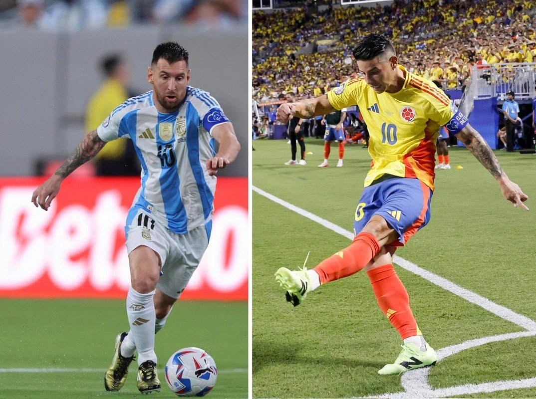 Colômbia ameaça a coroa de Messi em um duelo de alto nível. EFE