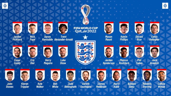 La lista de Inglaterra para el Mundial con sorpresas: Maddison, Walker y Gallagher