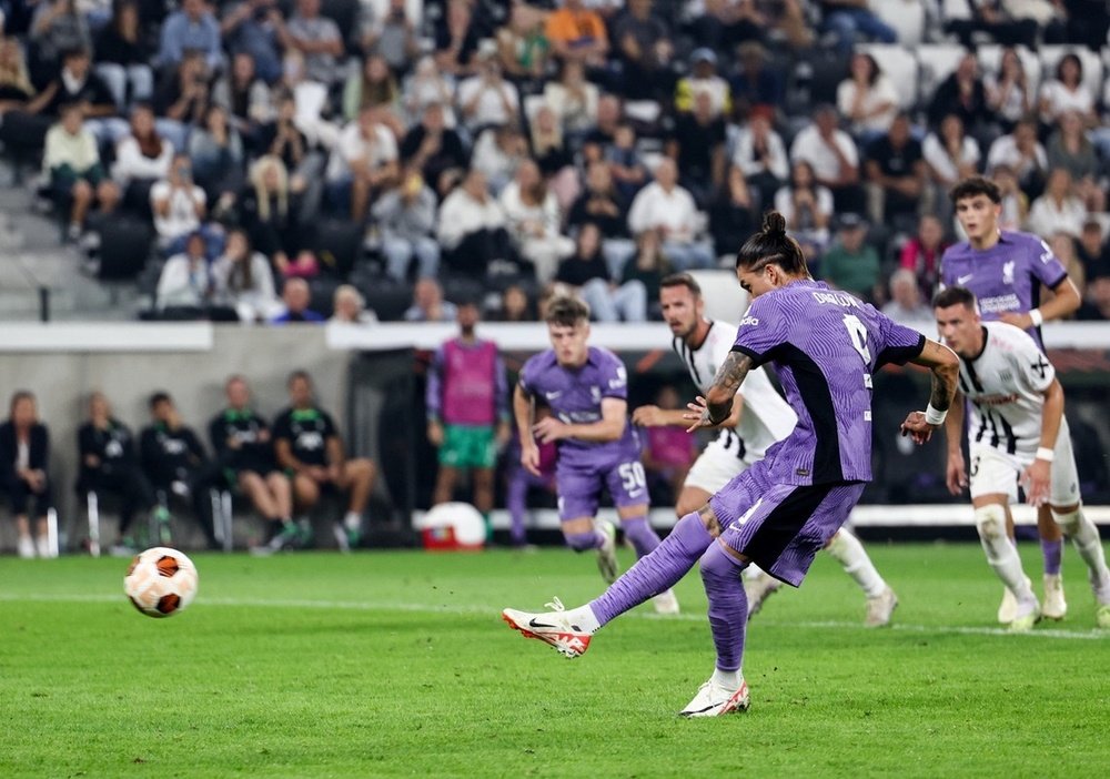 Liverpool faced LASK in the Europa League on Thursday. EFE