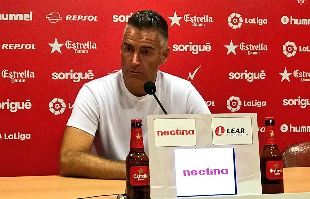 Carreras y López Garai se dieron cita antes del derbi. NàsticTarragona