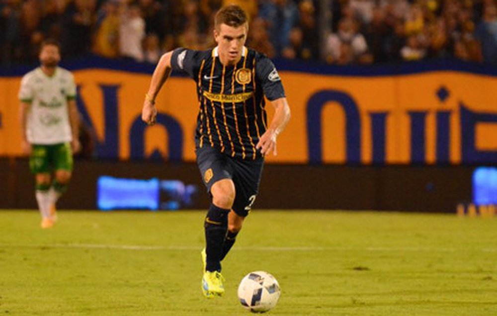 Lo Celso in action for Rosario Central. PSG