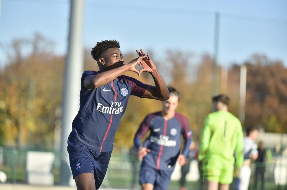 Les jeunes de Paris en démonstration en Youth League. PSG
