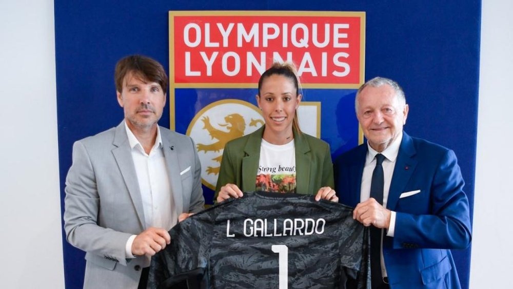 Lola Gallardo, nueva jugadora del Olympique de Lyon. OL/DamienLG
