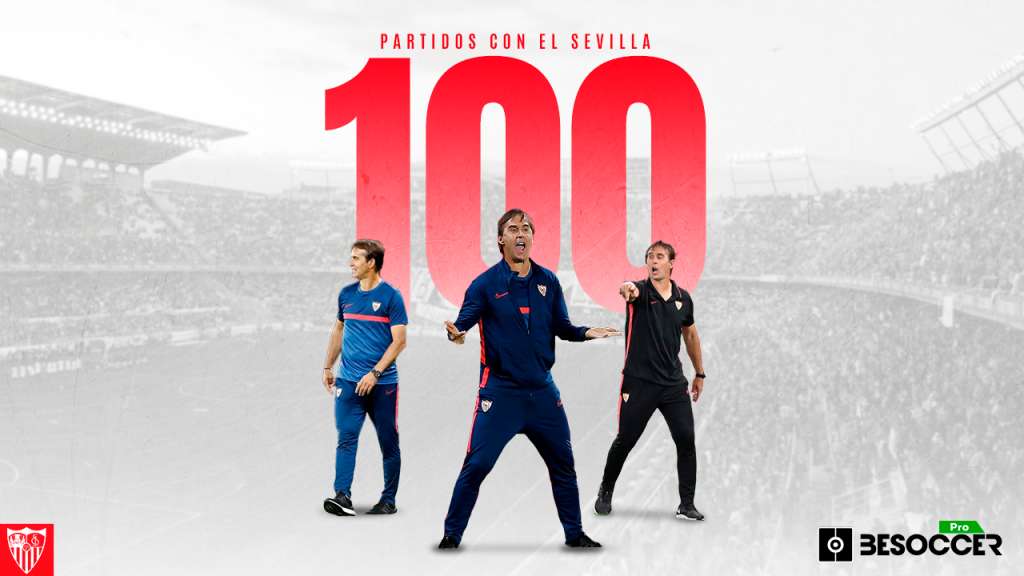 Lopetegui alcanza los 100 partidos como entrenador del Sevilla. BeSoccer Pro