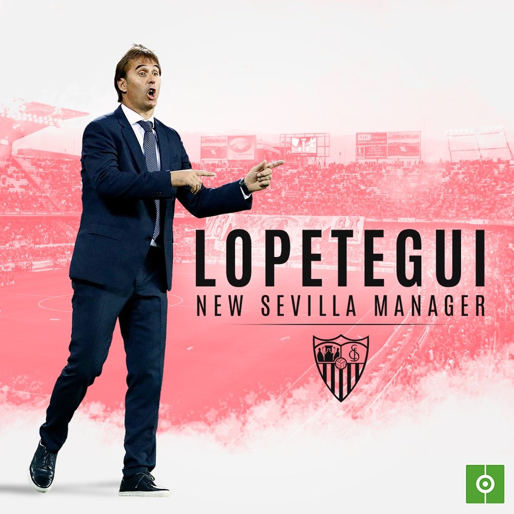Lopetegui, appointed as Sevilla's new manager. BeSoccer