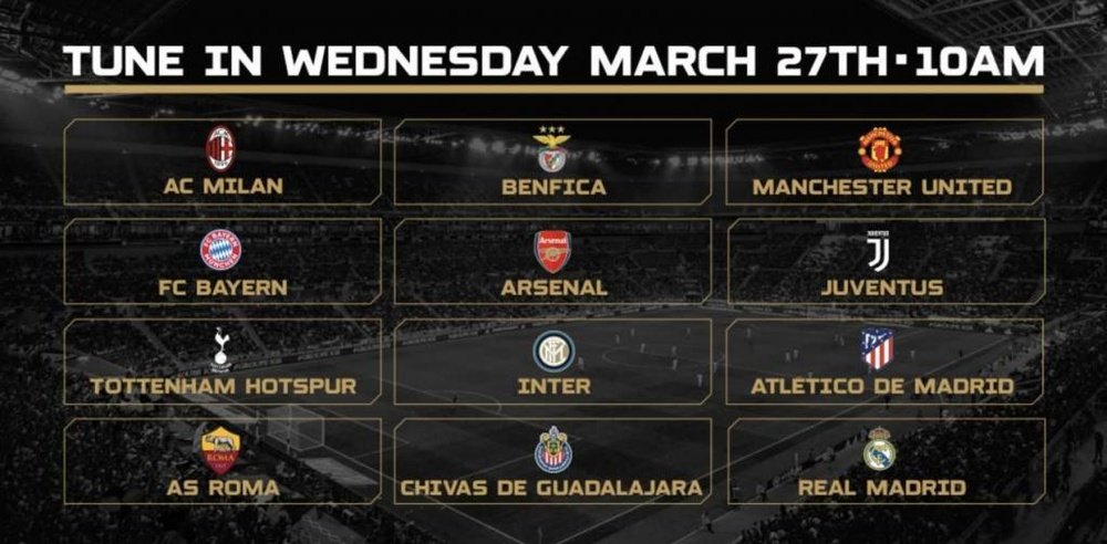 The 12 Teams Which Will Play The 19 International Champions Cup The 12 Teams Which Will Play The 19 International Champions Cup