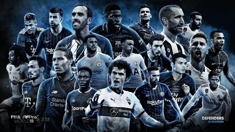 Les meilleurs défenseurs de la saison. FifPRo