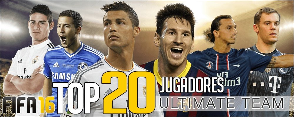 Los 20 mejores jugadores del FIFA 16.