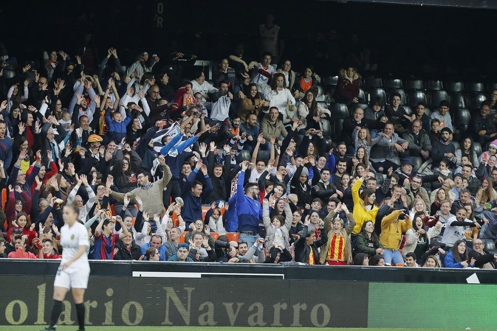 Hubo una gran entrada pese a todo. Twitter/VCF_Femenino