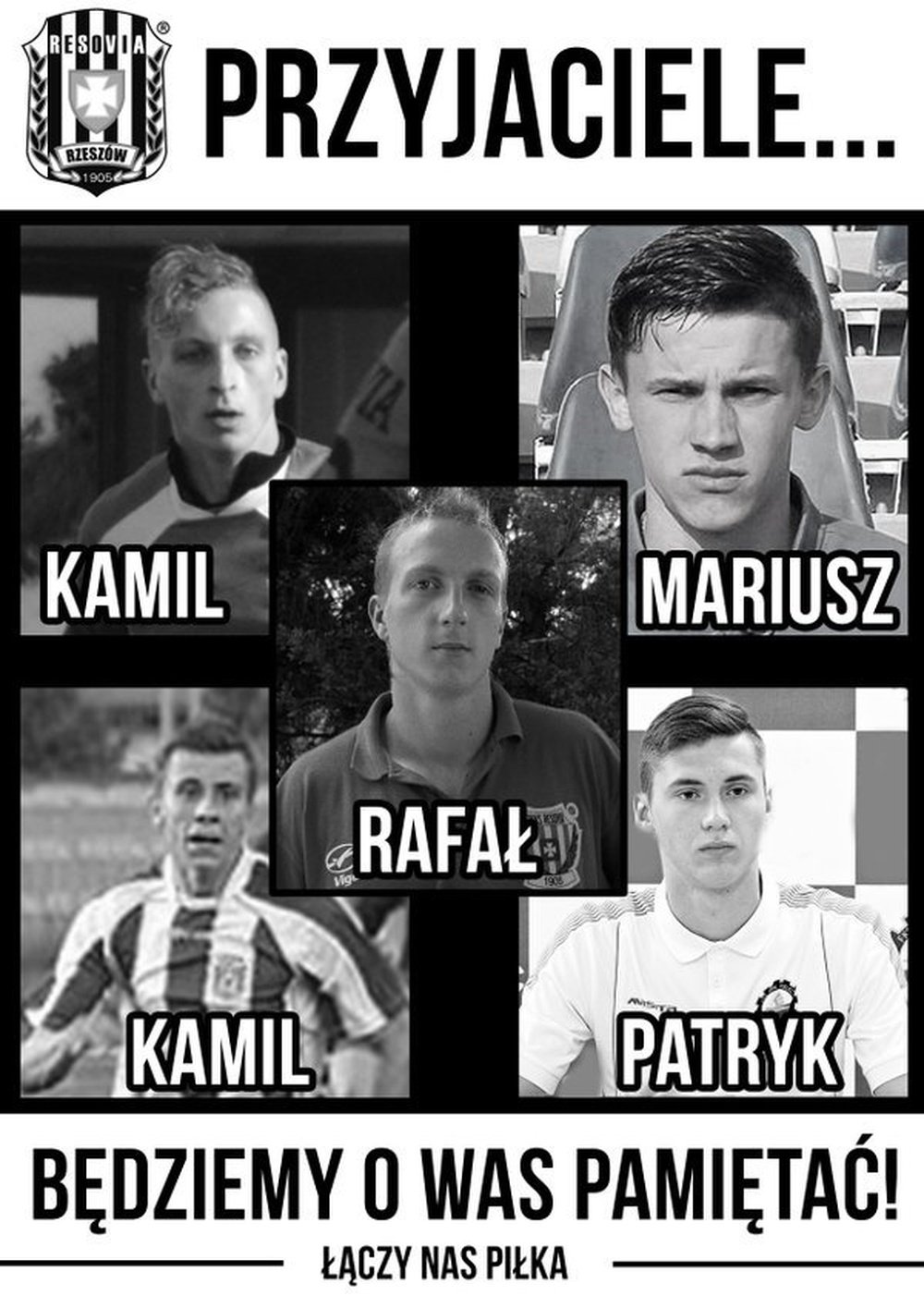 Los cinco fallecidos del fútbol polaco en un accidente de tráfico. WólczankaWolka