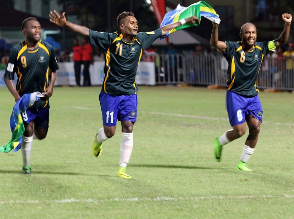 Las Islas Salomón se metieron en su primera final de Confederación en 12 años. OceaniaFootball