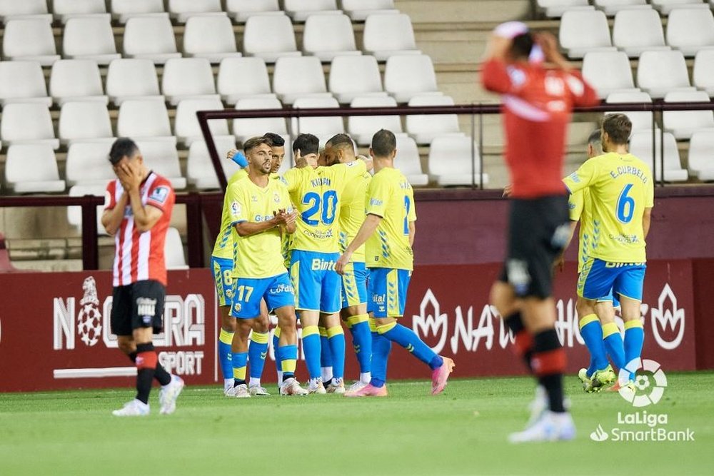 Las Palmas venció 0-2 al Cádiz. LaLiga