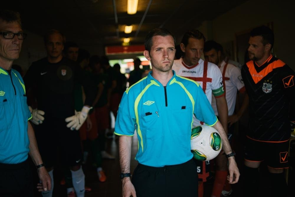 Officials trialled their first green card in the CONIFA fixture on Saturday. CONIFA