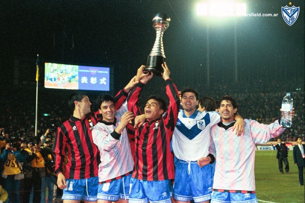 Vélez se proclamó campeón de la Intercontinental en el año 1994. VelezSarsfield
