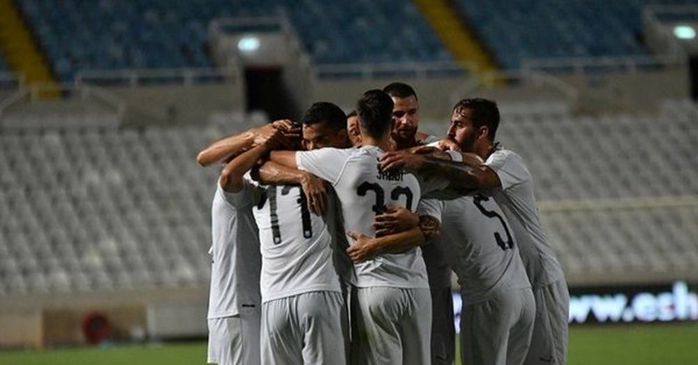 El Apollon Limassol no perdonó la fragilidad defensiva del Dinamo de Brest. Twitter/APOLLONOFFICIAL