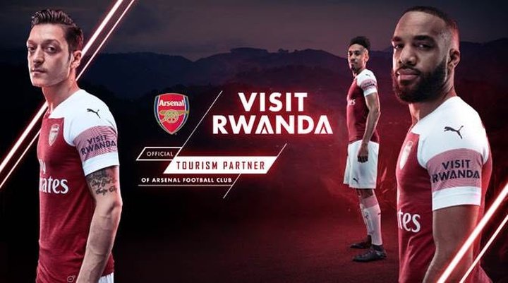 Ruanda, socio del Arsenal para los próximos tres años