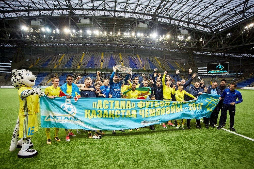 El Astana se ha vuelto a proclamar campeón de Kazajistán. FCA