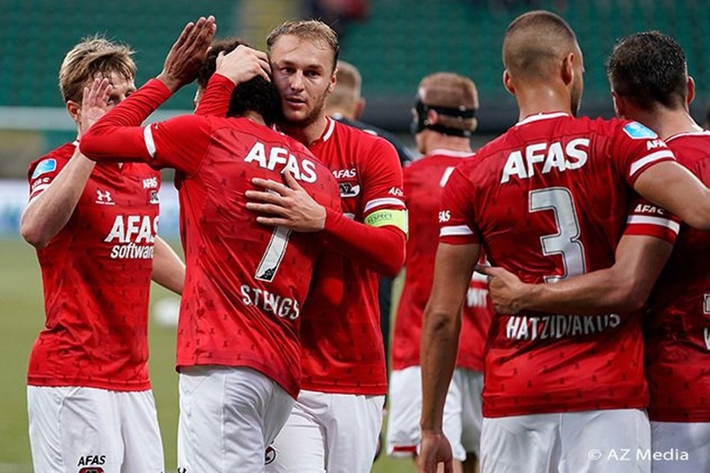 El AZ ha dado la sorpresa al ganar 0-4 al PSV. Twitter/AZAlkmaar