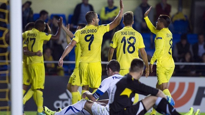 El Villarreal despacha al Dinamo de Minsk sin despeinarse