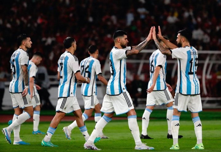 Sans Messi et Di Maria, l'Argentine assure face à l'Indonésie