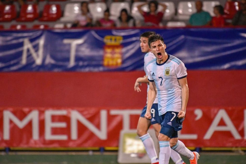 Argentina se queda a un gol de la final. Twitter/COTIF