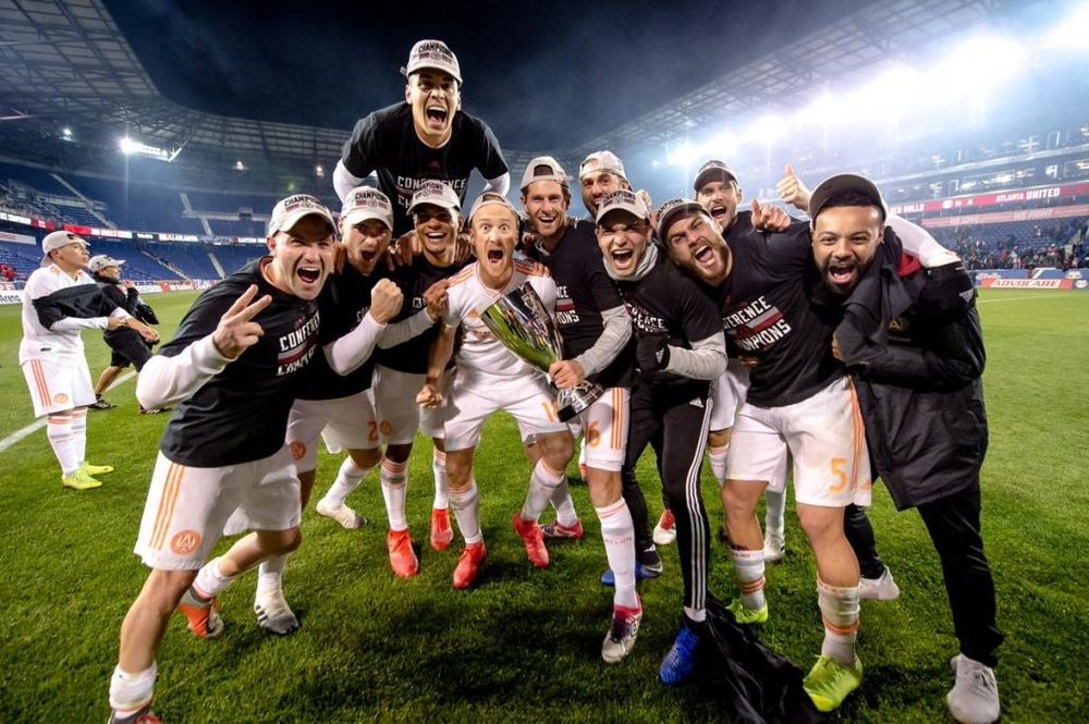 Atlanta edged out Portland for the top honour in United States football. TWITTER/ATLUTD