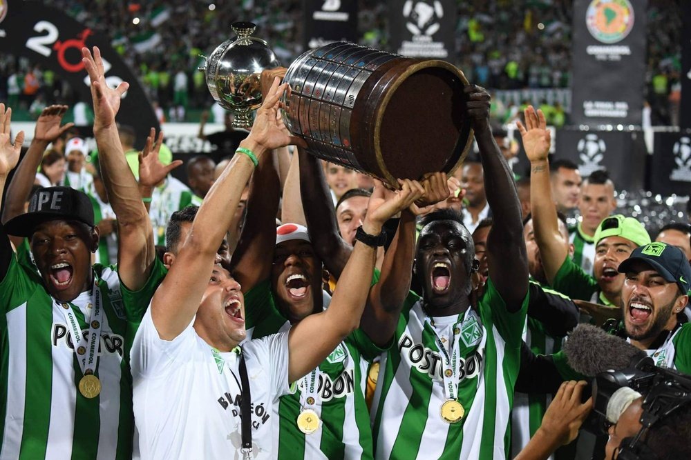 Nacional quedó apeado de la Copa Libertadores. AFP